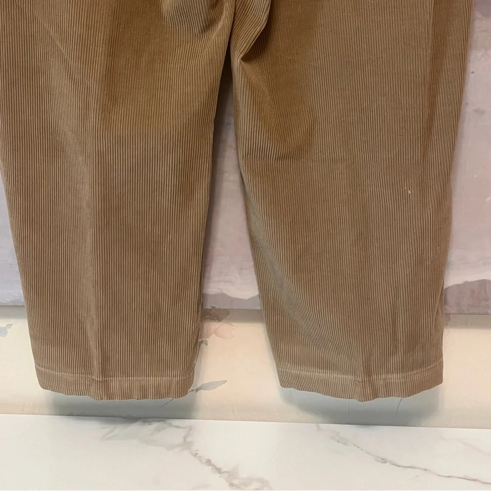 VTG Tommy Hilfiger Pants Men 38x28 Brown Corduroy Relaxed Wide Leg Baggy 90s Y2K